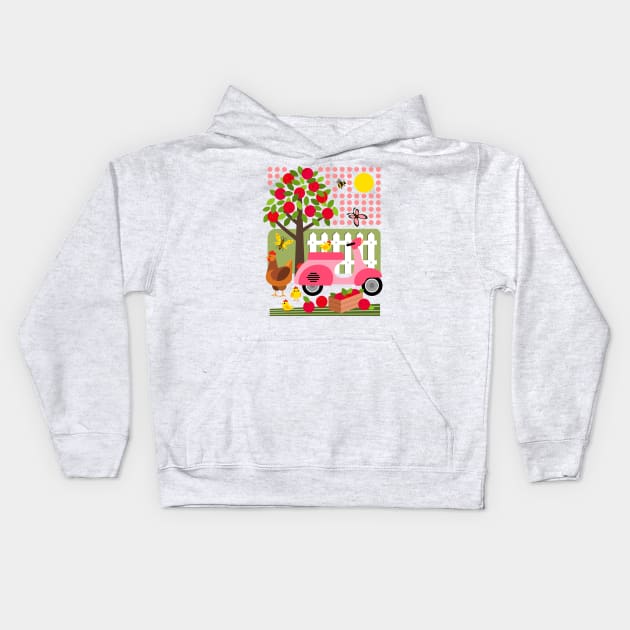 Scooter Kids Hoodie by AdrianaStore